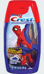 Гель зубной для детей Crest Kid's Spider-Man Liquid Gel Toothpaste Super Action Mint (USA)