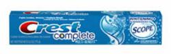 Зубная паста Crest Complete Multi-Benefit Whitening (USA)